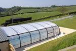 The valley at Maddox Down Holiday Cottages in North Devon