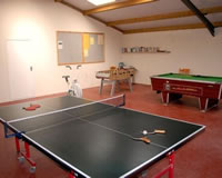 The newly refurbished and enlarged games room