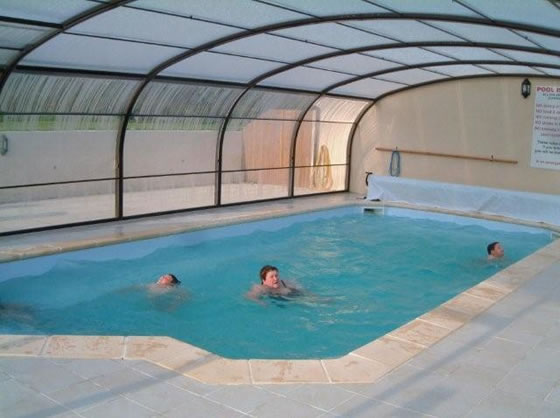 The new indoor swimming pool