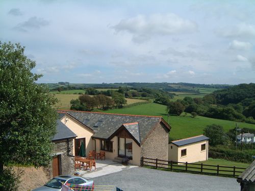 The view from Maddox Down Farm Holiday Cottages