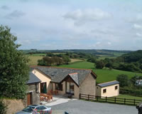 Click to see a larger picture of the view from our holiday cottages