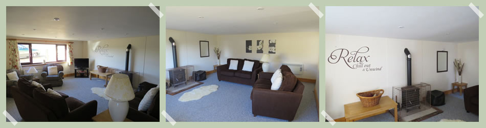 The Cartlinhay sleeps 7 and is split over two levels